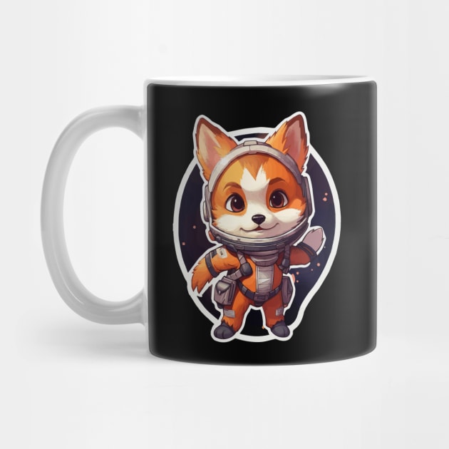 Red Fox Astronaut by VelvetRoom